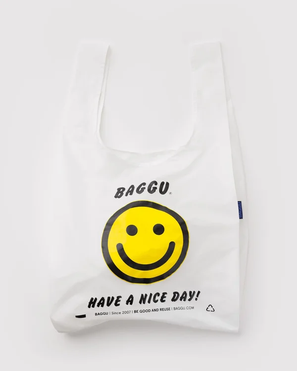 Standard Baggu - Thank You Happy - Material: ripstop-nylon