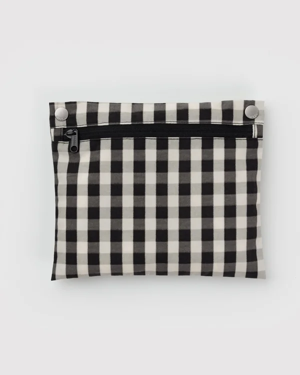 Cloud Bag - Black And Cream Gingham - Size: OS