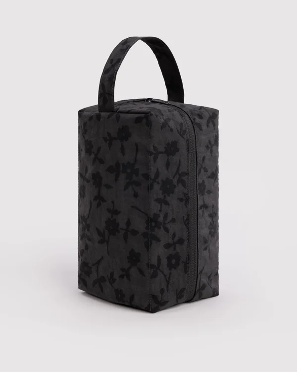 Dopp Kit - Charcoal Ditsy Floral - Size: OS