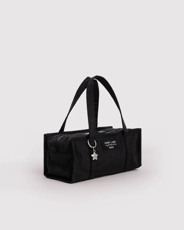 Mini Nylon Market Bag - Black - Size: OS