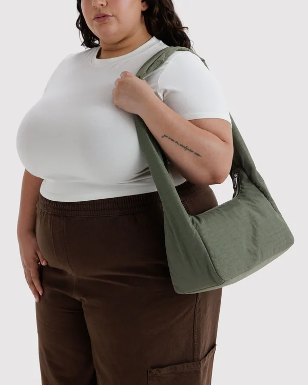Nylon Meringue Bag - Caper - Size: OS