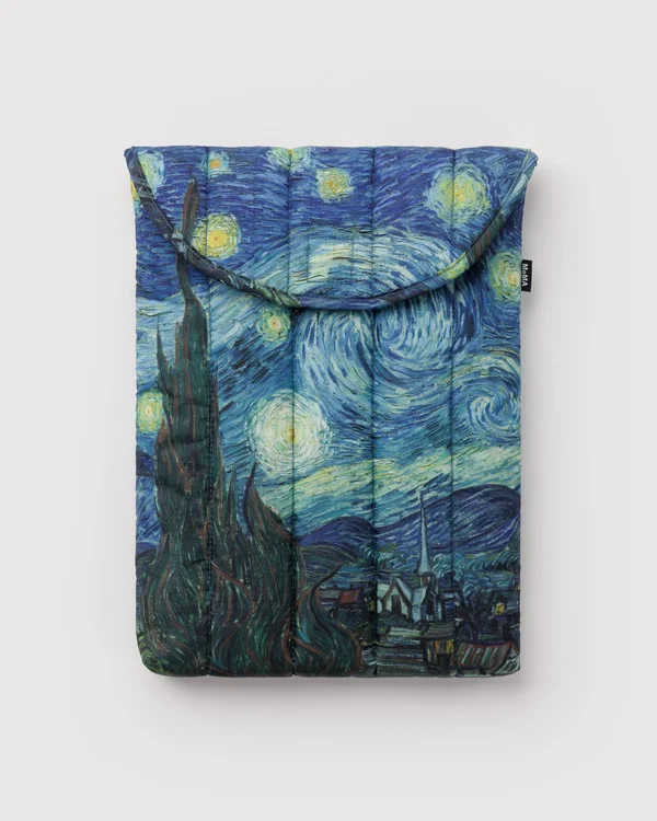 Puffy Laptop Sleeve 13"/14" - The Starry Night Vincent Van Gogh - Size: OS