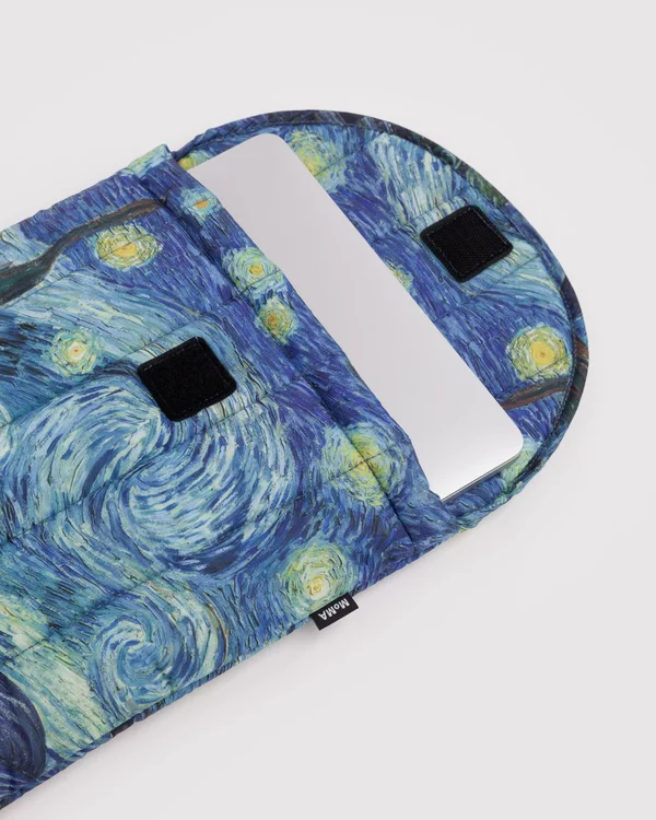 Puffy Laptop Sleeve 13"/14" - The Starry Night Vincent Van Gogh - Size: OS